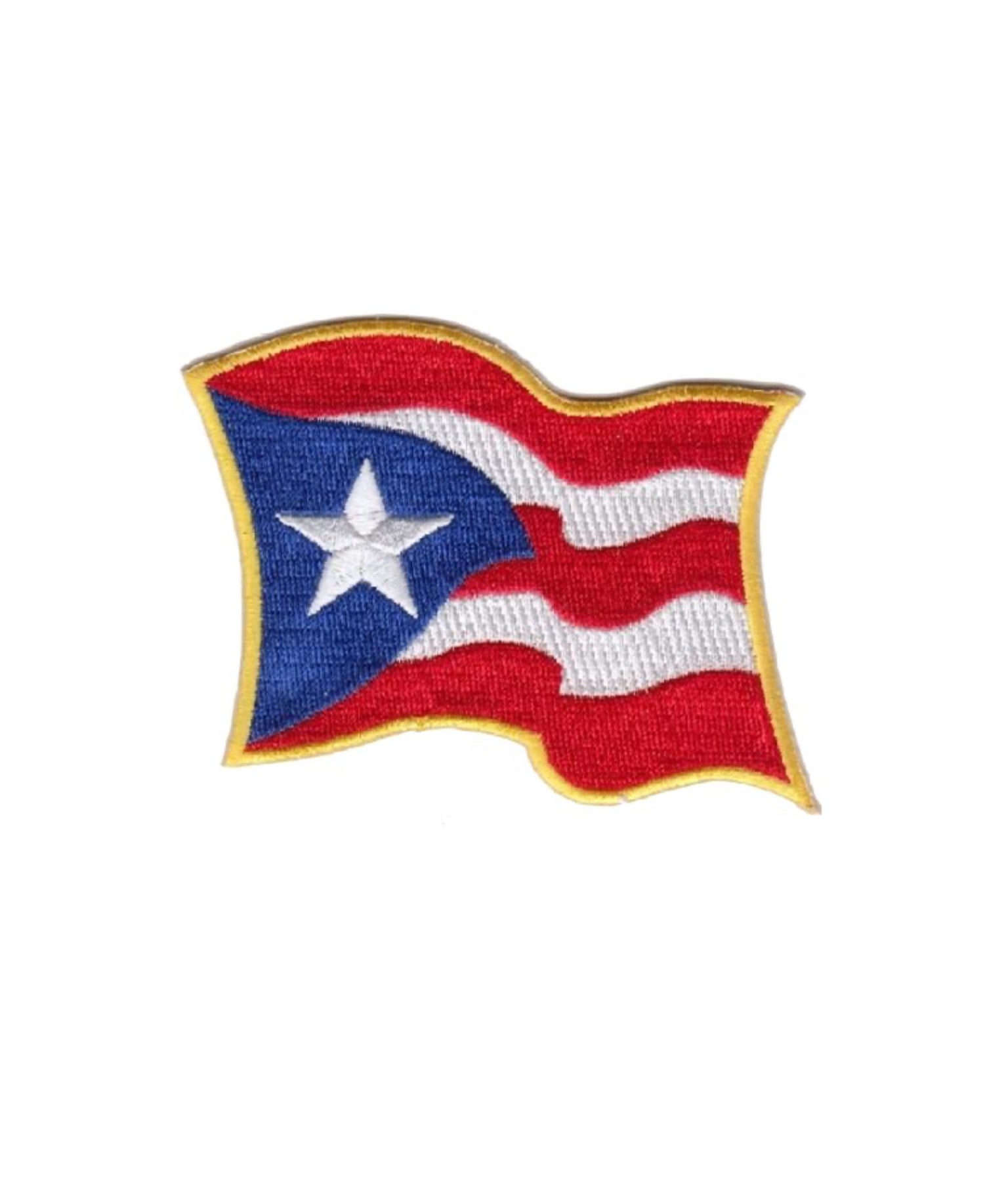 Puerto Rico Flag Embroidered Patches