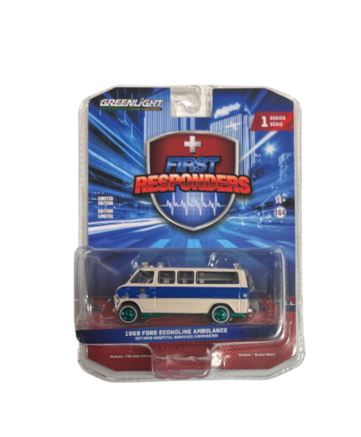 1/64 1969 FORD ECONOLINE AMBULANCE - FIRST RESPONDER "CHASE"
