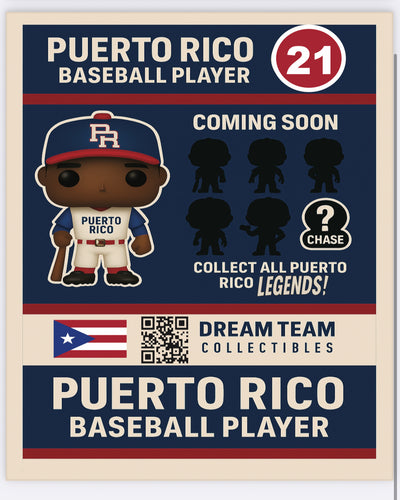 PUERTO RICO BASEBALL LEGEND POP FIGURE