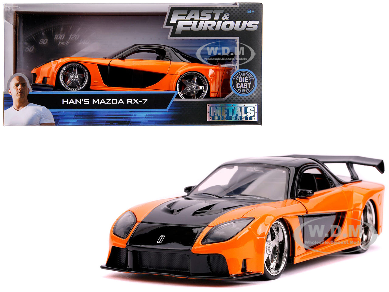 1:24 Fast & Furious Han's Mazda RX-7