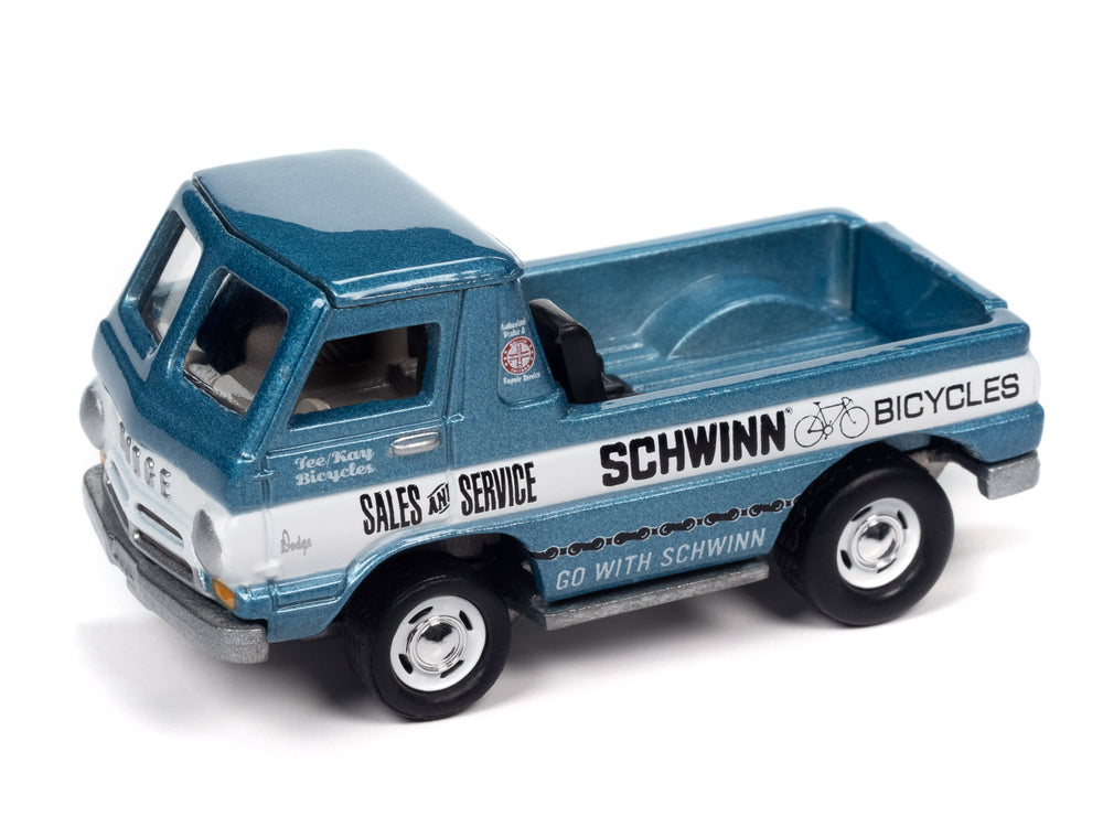 1/64 1965 DODGE A-100 PICKUP WITH ENCLOSED TRAILER - TOW & GO