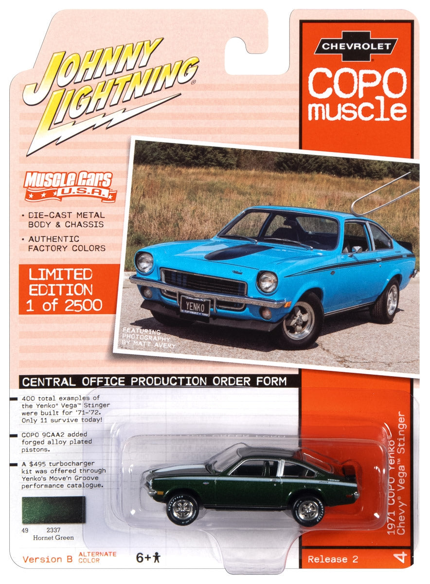 1:64 1971 Chevy Vega Stinger - Verde