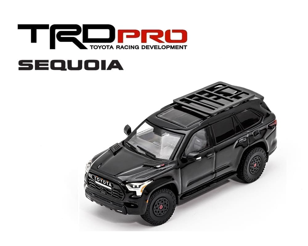 1/64 2023 TOYOTA SEQUOIA TRD PRO - NEGRO