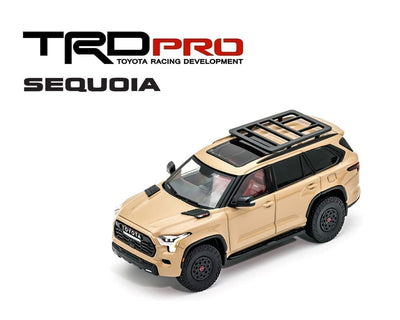 1/64 2023 TOYOTA SEQUOIA TRD PRO - QUICKSAND BEIGE