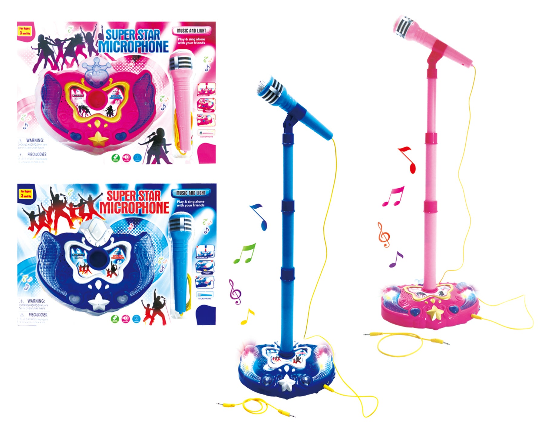 KARAOKEE WITH STAND WITH LIGHTS & SOUND 32 - ITEM # M252