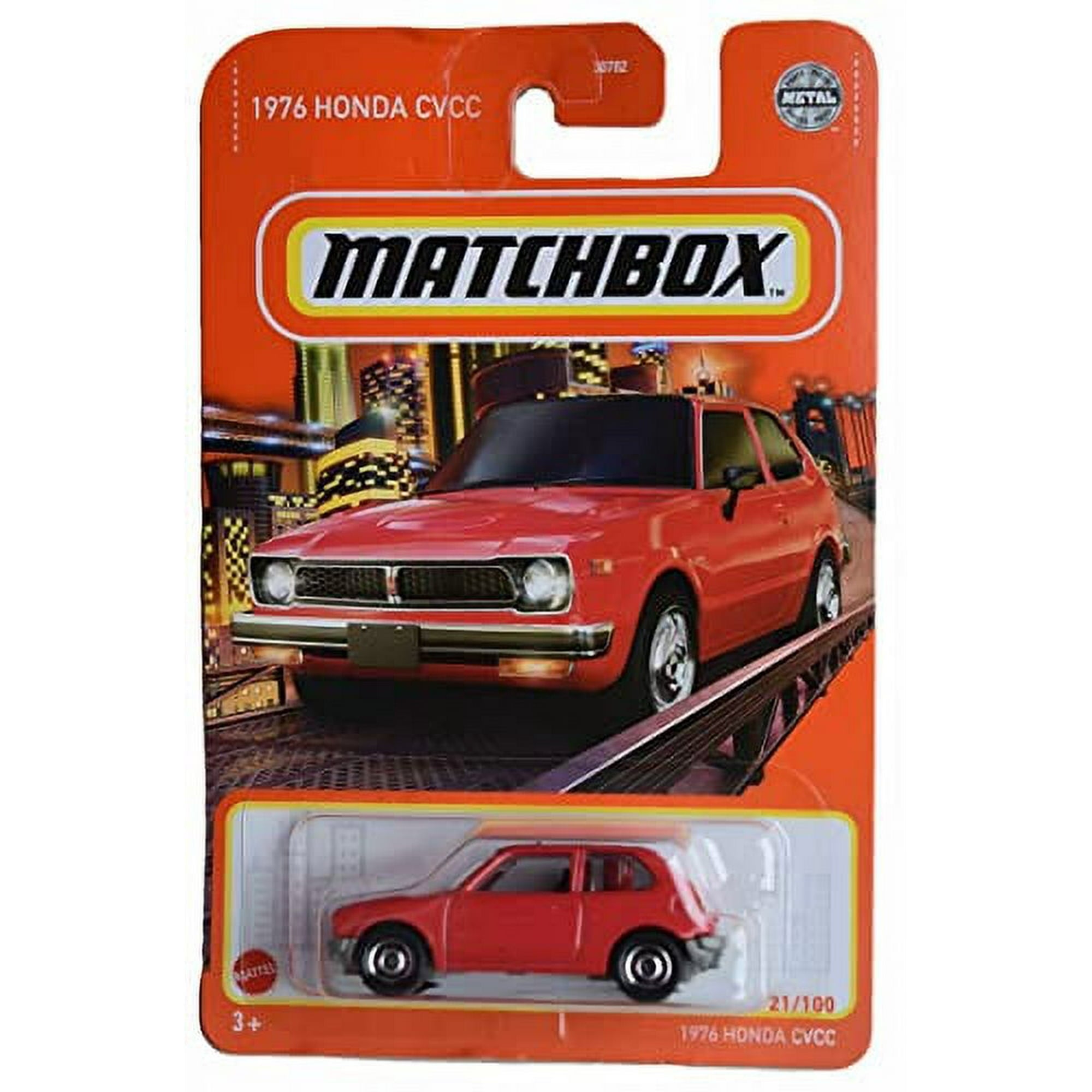 1/64 1976 HONDA CIVIC CVCC RED - MATCHBOX