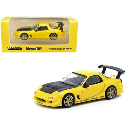 1/64 VERTEX MAZDA RX-7 FD3S (YELLOW METALLIC)