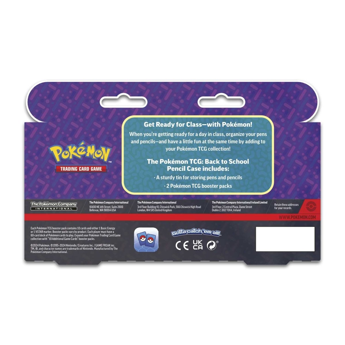 POKEMON - BACK TO SCHOOL PENCIL CASE