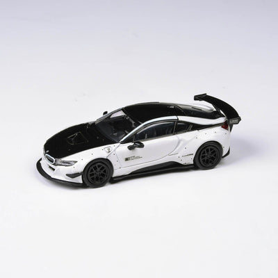 BMW I8 BLANCO Y NEGRO 1/64 - PASEO POR LA LIBERTAD 