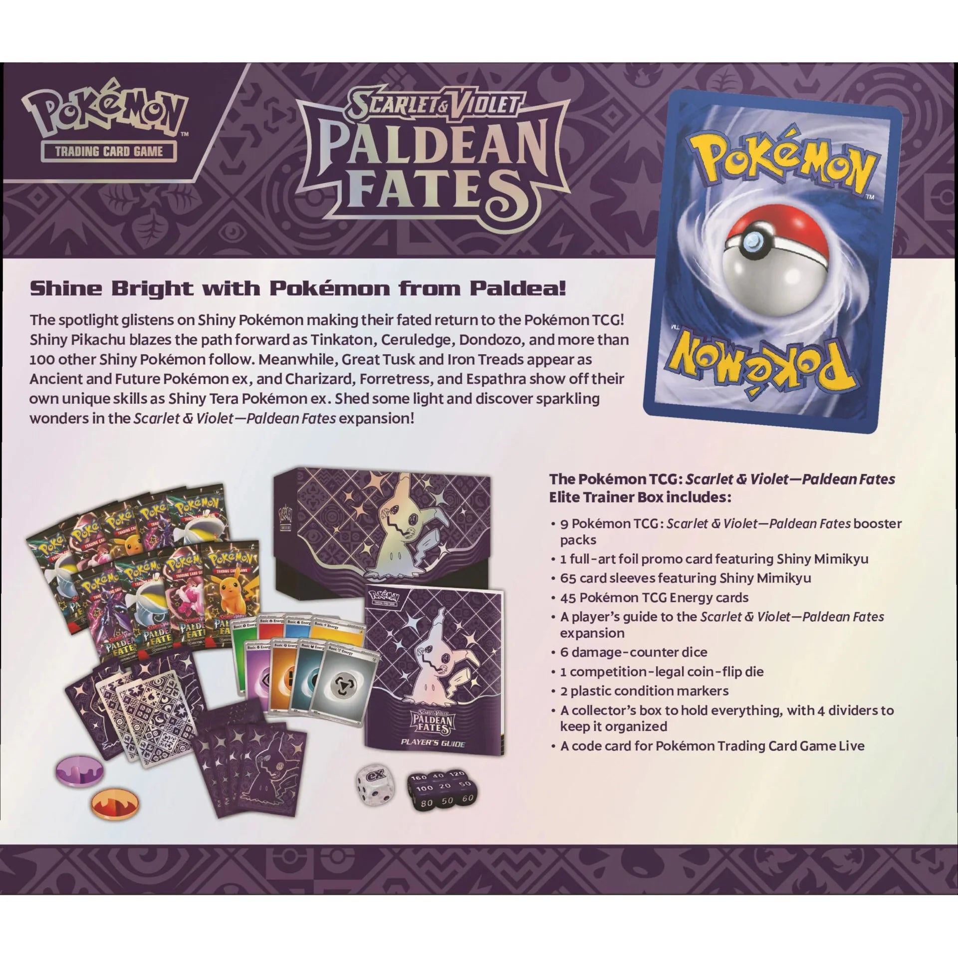 POKEMON - PALDEAN FATES ELITE TRAINER BOX