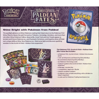 POKEMON - CAJA DE ENTRENADOR ÉLITE PALDEAN FATES