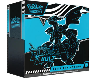 SCARLET & VIOLET BLACK BOLT & WHITE FLARE ELITE TRAINER - POKEMON