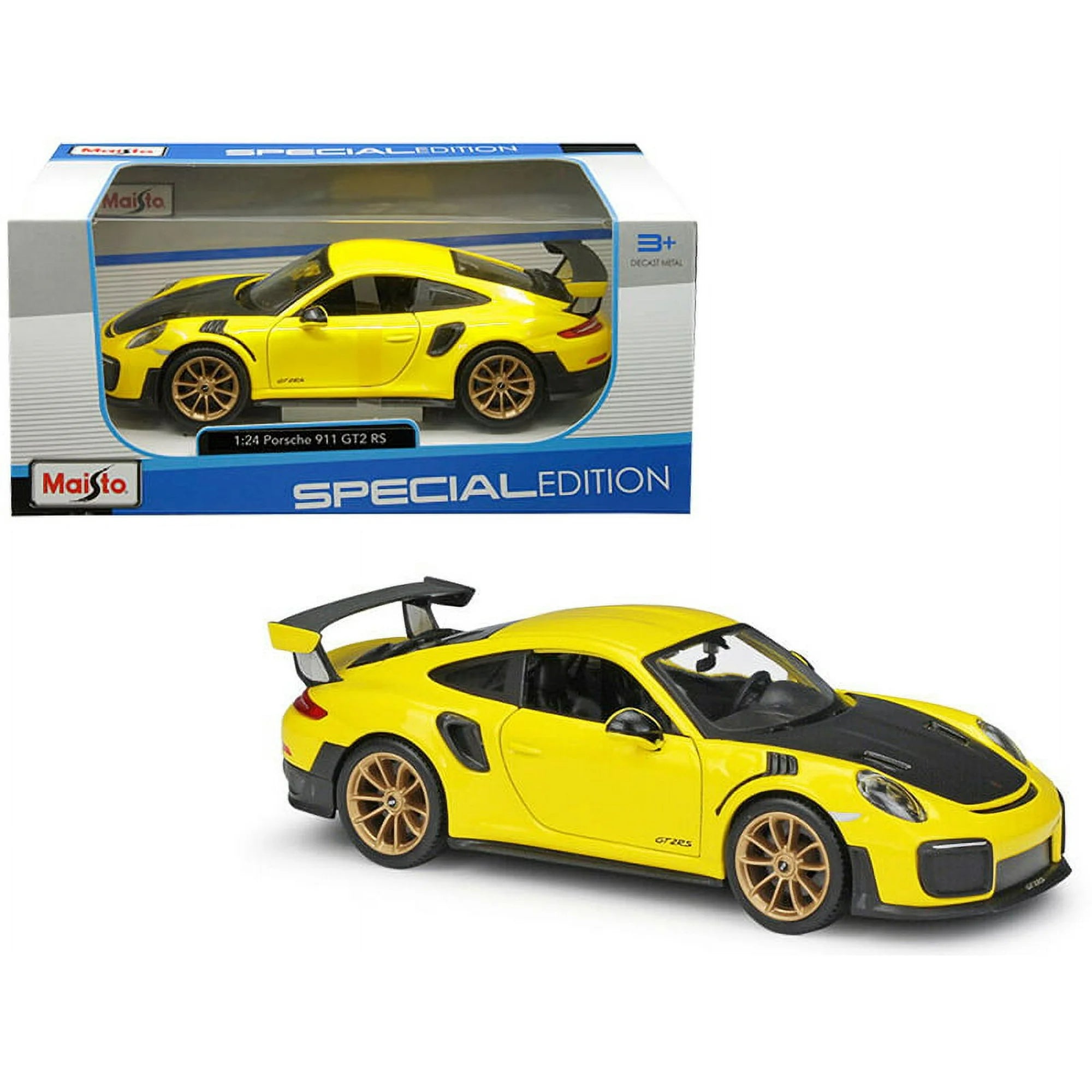 1/24 PORSCHE 911 GT2 RS YELLOW SPECIAL EDITION - MAISTO