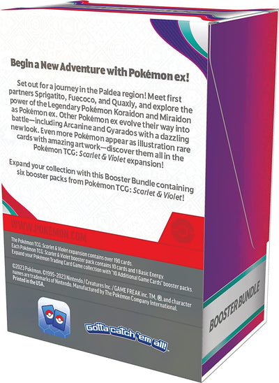 PAQUETE DE REFUERZO DE JCC POKEMON: ESCARLATA Y VIOLETA