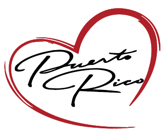Sticker de Puerto Rico - Corazón