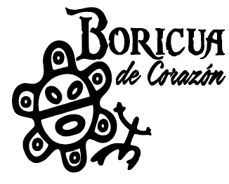 Sticker de Puerto Rico - "Boricua de Corazon"