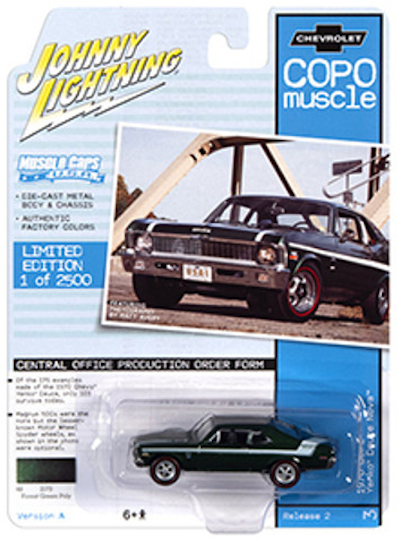 1/64 1970 YENKO DEUCE NOVA VERDE - MÚSCULO COPO