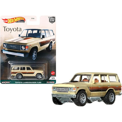 1/64 TOYOTA LANDCRUISER FJ60 TAN WITH STRIPES -  CAR CULTURE