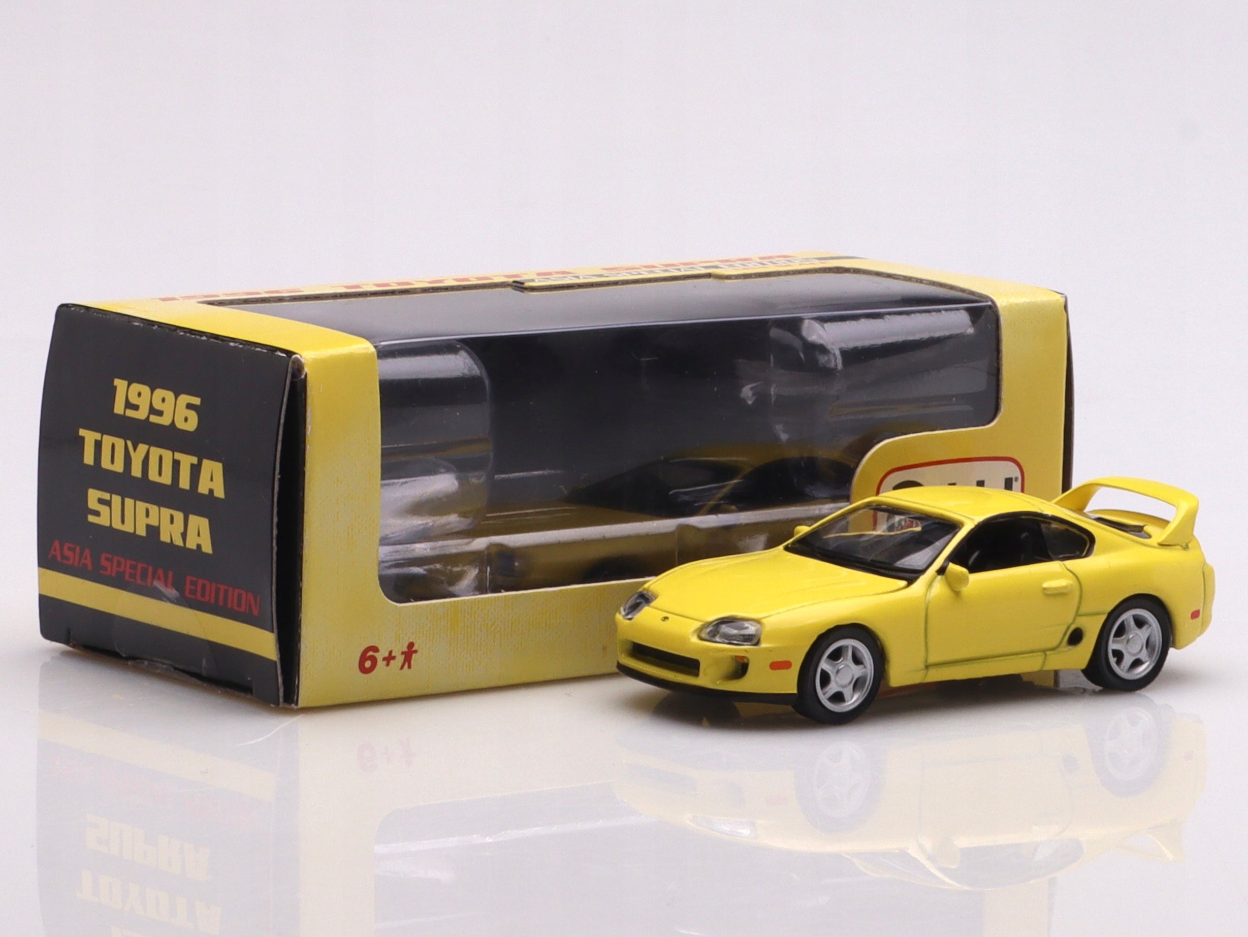 1/64 1996 TOYOTA SUPRA YELLOW - ASIA SPECIAL EDITION