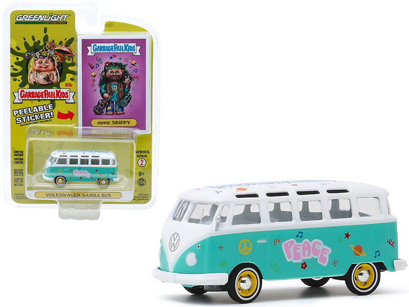 Autobús VW Samba de Garbage Pail Kids a escala 1:64