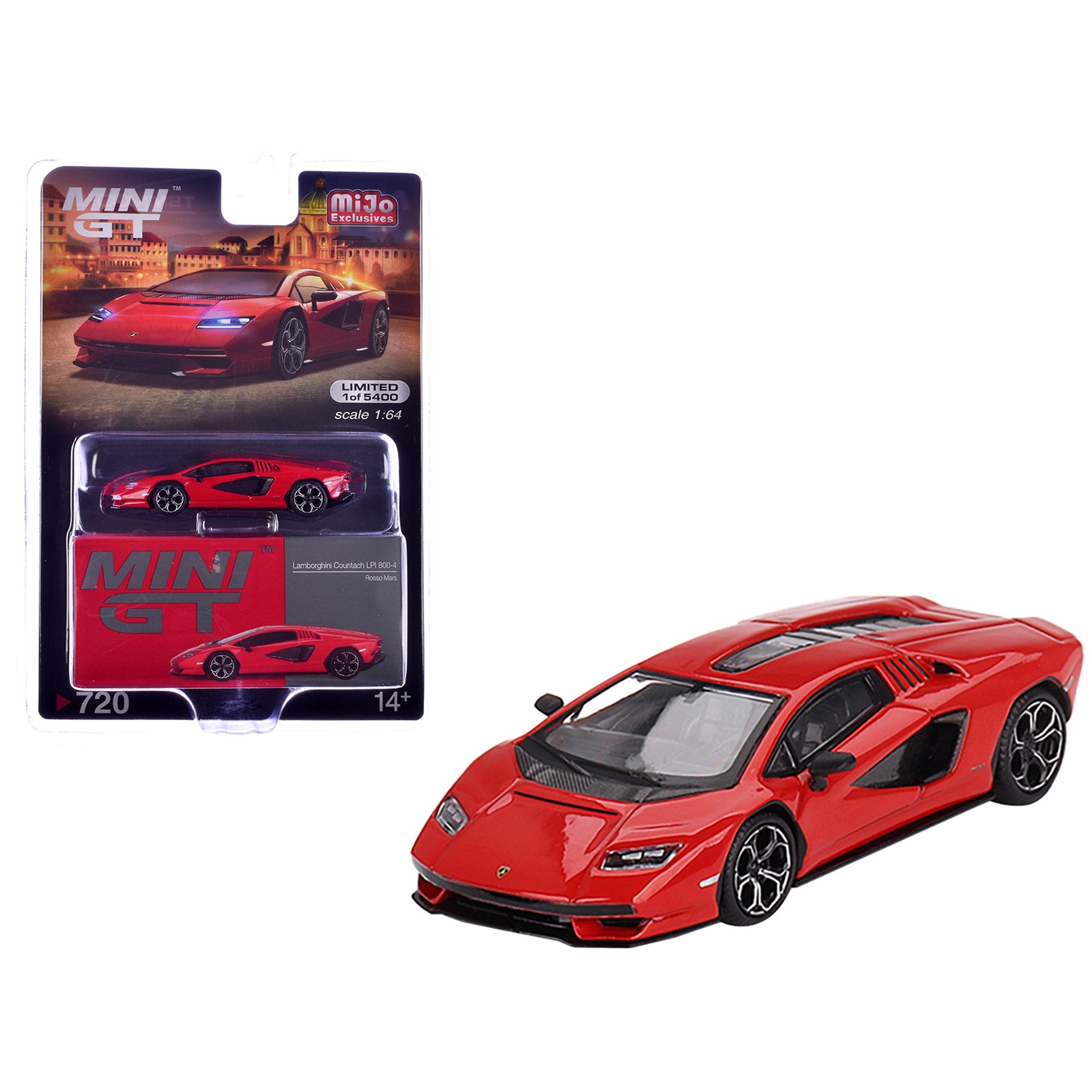 1/64 LAMBORGHINI COUNTRACH LPI 800-4 ROSSO MARS