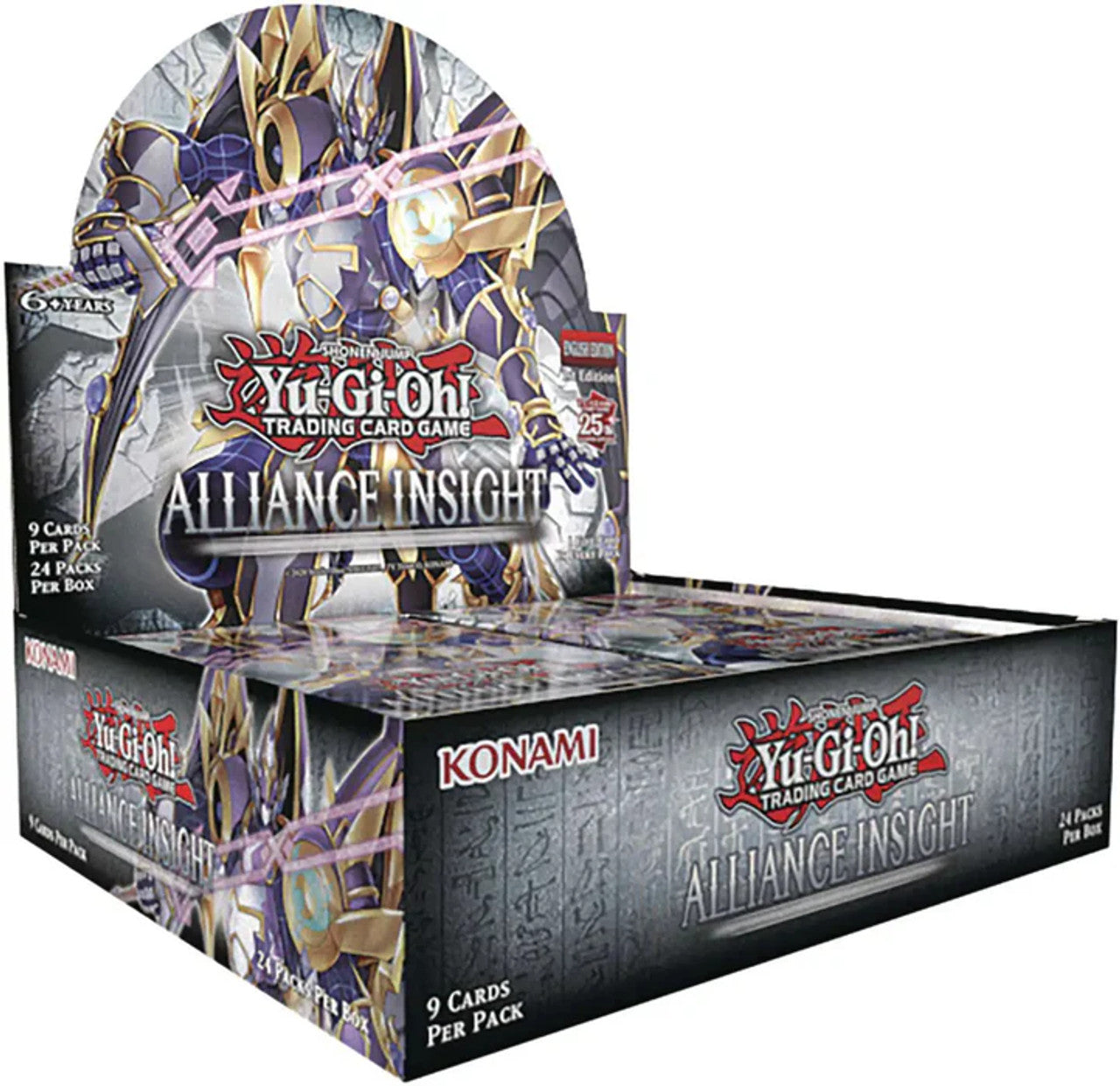 YUGIOH ALLIANCE INSIGHT BOOSTER BOX  24 PACKS - 9 CARDS PER PACK