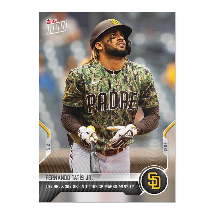 2021 TOPPS NOW FERNANDO TATIS JR.  #164 TRADING CARD