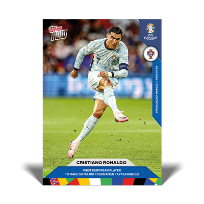 2024 TOPPS NOW CRISTIANO RONALDO #31 TRADING CARD