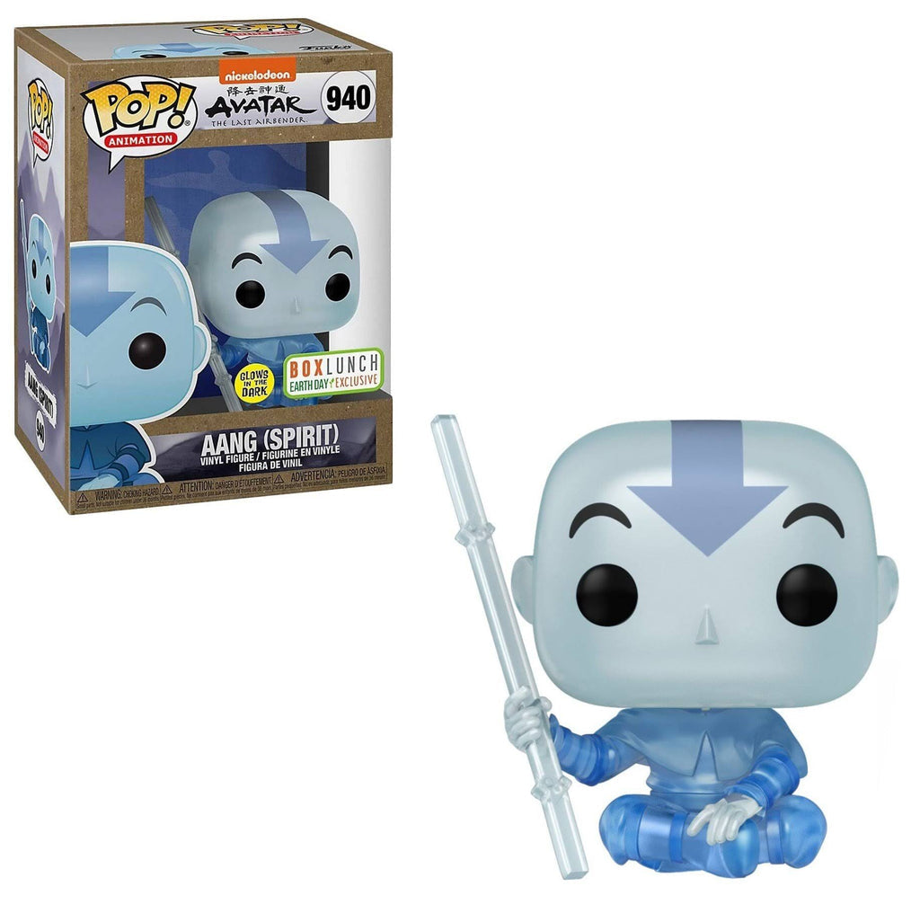 NICKELODEON AVATAR THE LAST AIRBENDE FUNKO POP #940 GLOWA IN THE DARK BOX LUNCH EARTH DAY EXCLUSIVE