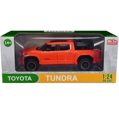 1/24 TOYOTA TUNDRA TRD OFF-ROAD SOLAR ORANGE - MIJO EXCLUSIVE