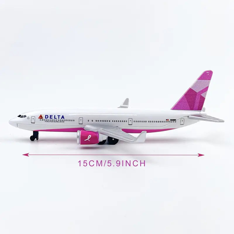 DELTA AIR LINES - PINK AIRPLANE