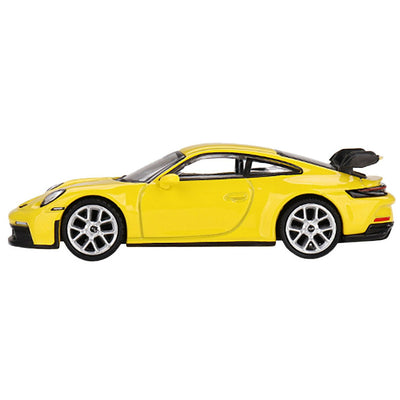 PORSHE 911 GT3 MINI GT RACING AMARILLO 1/64