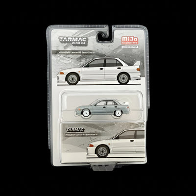 1/64 MITSUBISHI LANCER EVOLUTION RS lll WHITE (CHASE "RAW") - TARMACWORKS