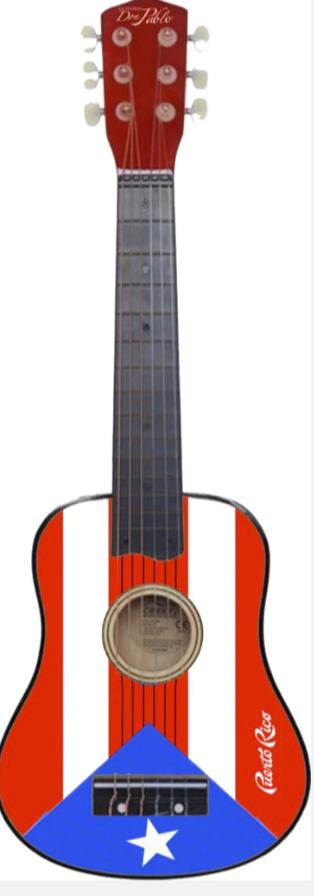 30" GUITARRA DON PABLO CON BANDERA DE PUERTO RICO