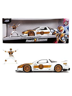 RANGER BLANCO Y HONDA NSX TYPE R 2002: POWER RANGER CON ESPECIFICACIÓN JAPONESA