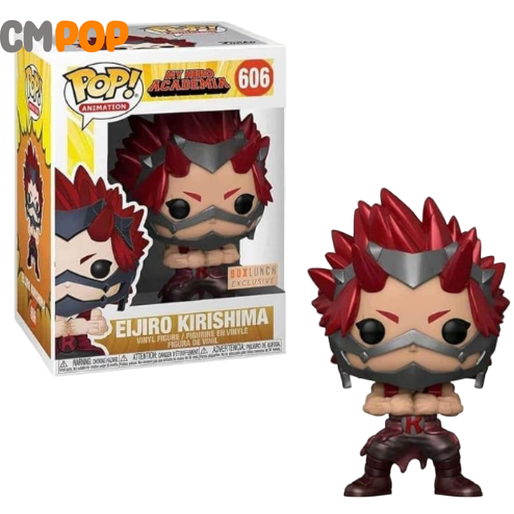 MY HERO ACADEMIA EIJIRO KIRISHIMA FUNKO POP #606 BOXLUNCH EXCLUSIVE