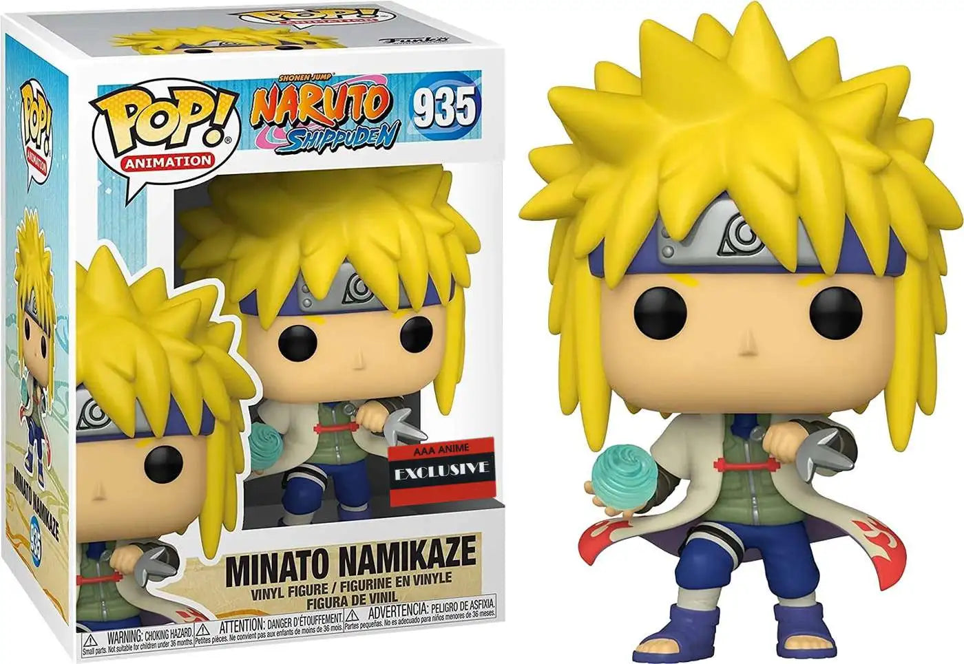 SHONEN JUMP NARUTO SHIPPUDEN MINTO NAMIKAZE FUNKO POP #935 AAA ANIME EXCLUSIVE