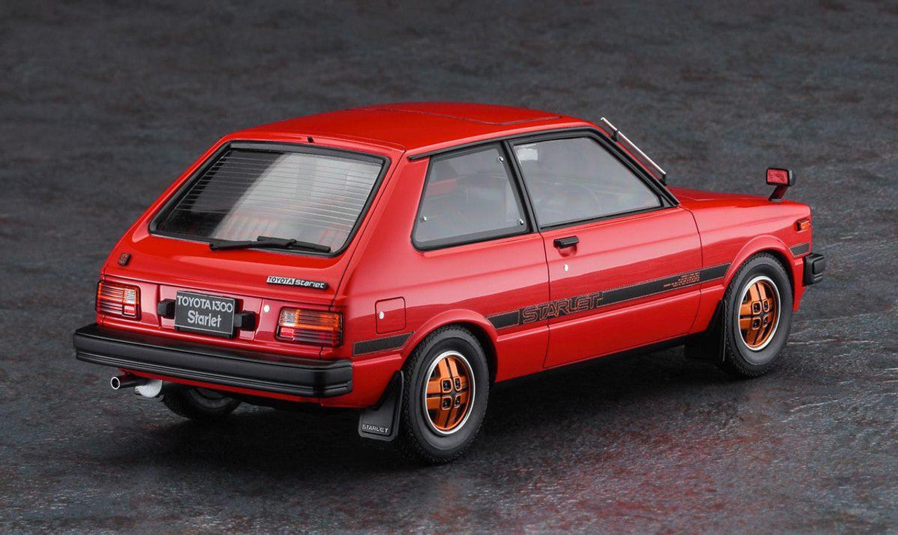 1/24 1980 TOYOTA STARLET KP61 S (3 DOOR) MIDDLE VERSION  S PLASTIC MODEL KIT - HASEGAWA