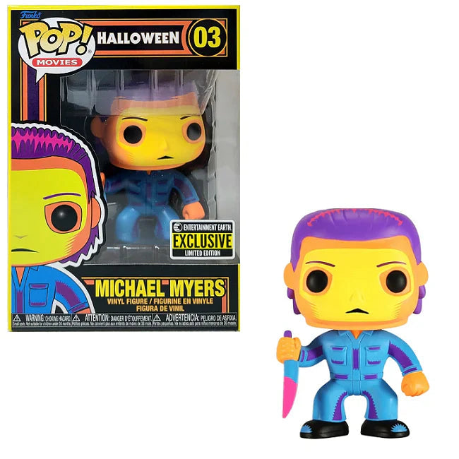 HALLOWEEN MICHAEL MYERS FUNKO POP #03 ENTERTAINMENT EARTH EXCLUSIVE LIMITED EDITION