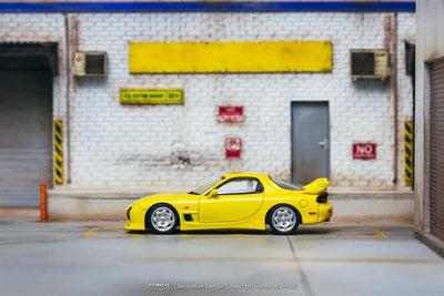 1/64 MAZDA RX-7 [FD3S] - MAZDASPEED A-SPEC (MICA AMARILLA DE COMPETICIÓN)