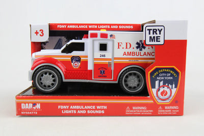 AMBULANCIA DEL FDNY CON LUCES Y SONIDO