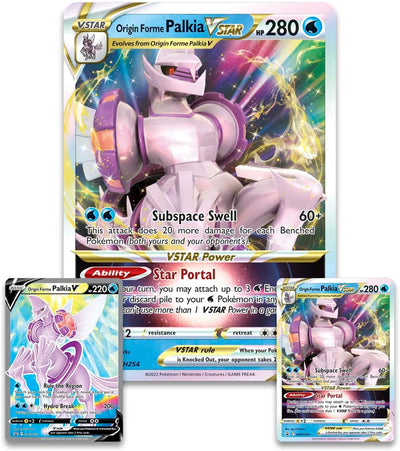Colección Premium VSTAR de Palkia Forma Origen de Pokémon TCG