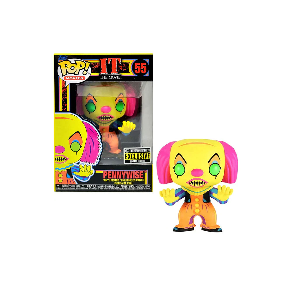 IT THE MOVIE PENNYWISE FUNKO POP #55 ENTERTAINMENT EARTH EXCLUSIVE LIMITED EDITION