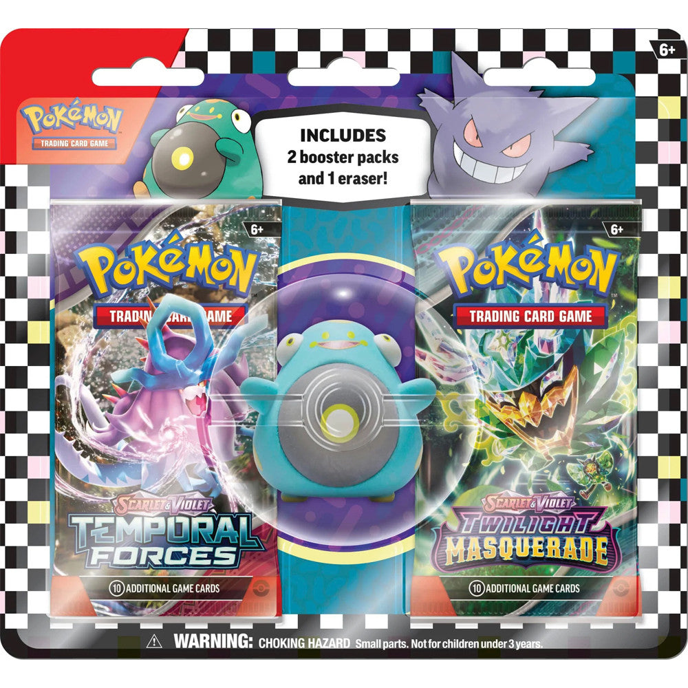 POKEMON - BACK TO SCHOOL 2024 ERASER BLISTER PACK