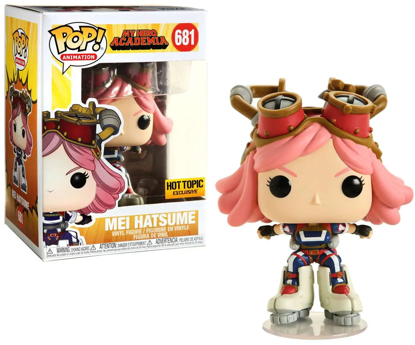MY HERO ACADEMIA MEI HATSUME FUNKO POP #681 HOT TOPIC EXCLUSIVE