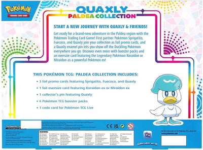 COLECCIÓN DE PINS DE PALDEA DE POKEMON TCG - QUAXLY