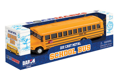DIE CAST ROAD MARKS SCHOOL BUS