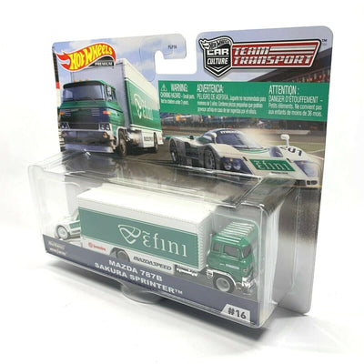 1/64 MAZDA 787B &amp; SAKURA SPRINTER - TRANSPORTE DEL EQUIPO