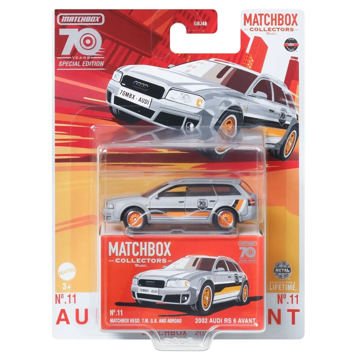 1/64 2002 AUDI RS 6 AVANT - MATCHBOX 70 YEARS SPECIAL EDITION