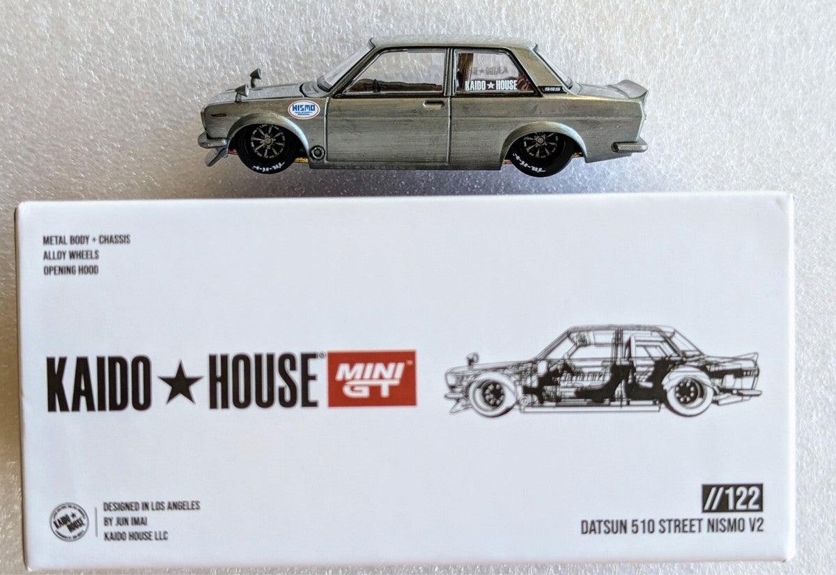 1/64 DATSUN 510 STREET NISMO V2 (CHASE "RAW)  - KAIDO HOUSE